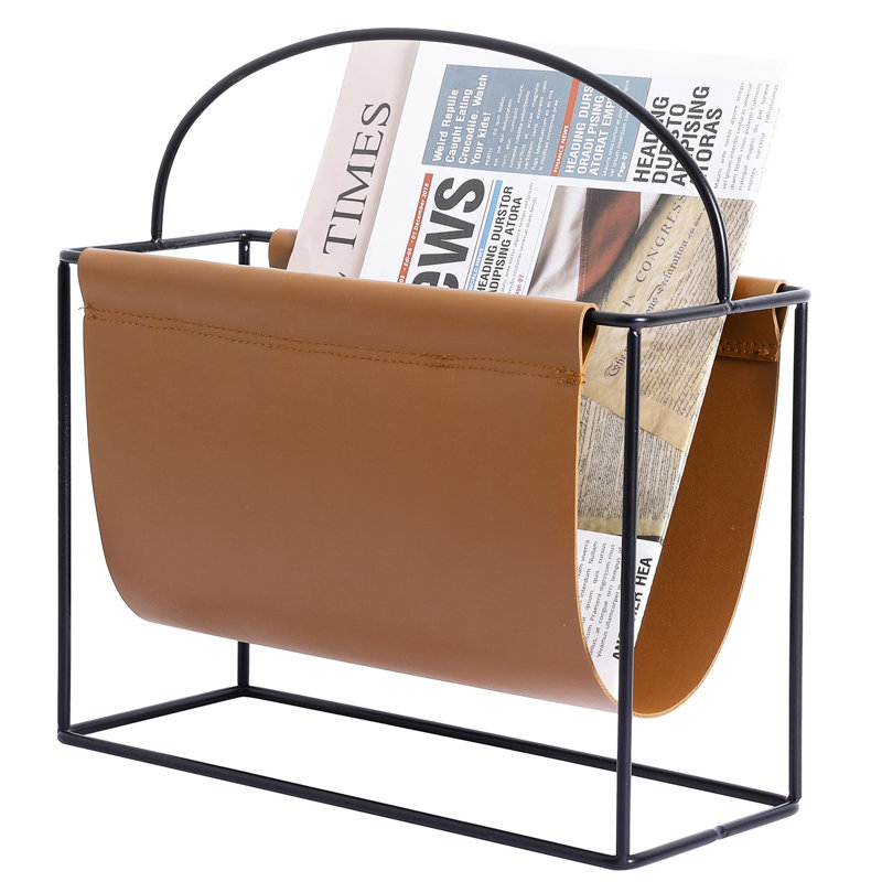 10" Small Free Standing Magazine Rack