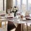 Ensemble de salle à manger moderne, ensemble de table de salle à manger rectangulaire pré-assemblé, ensemble de table de salle à manger en pierre frittée avec chaises rembourrées en similicuir-119183086-119183087-119183090
