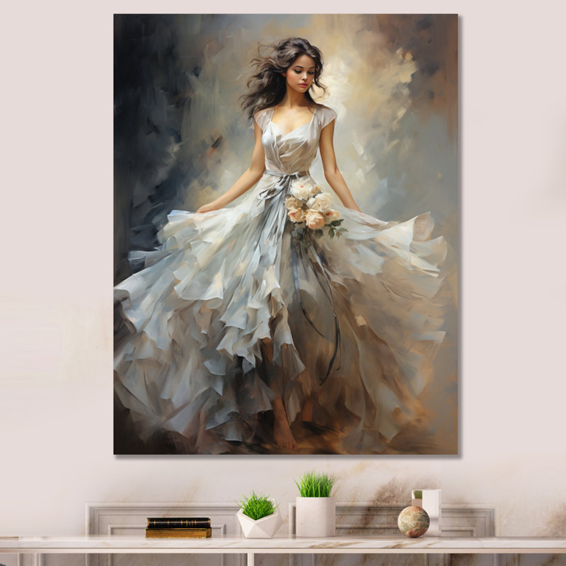 «Dance Ethereal Grace III - Dance», art mural sur toile, H 32 po x l 24 po, Toile tendue, Sans cadre