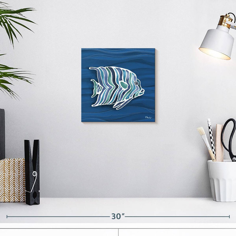 Brampt Tahiti Blues I, H 10 pi x l 10 pi