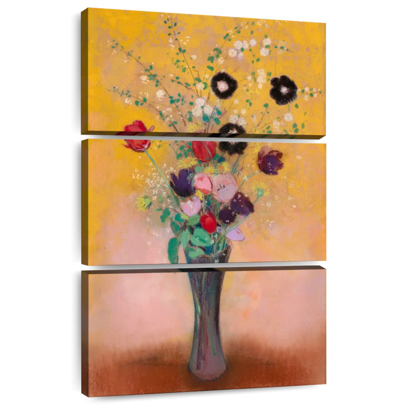 Vase de fleurs Harnek 1916, H 38 po x l 24 po