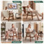 Chaise d'appoint moderne capitonnée avec accoudoirs, chaise de salle à manger ou de salon rembourrée-1082909800
