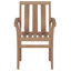 Chaise de patio en teck avec coussins-378355490