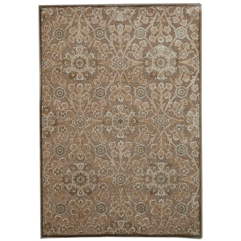 Conatser Floral Shag Area Rug, Rectangle 120 x 170cm