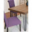 Ensemble de salle à manger 6 pièces Ashford, table de salle à manger en épingle à cheveux avec 4 chaises et banc, 4 options de couleur