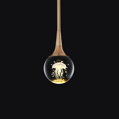Luminaire suspendu à 1 lumière DEL Delacerda