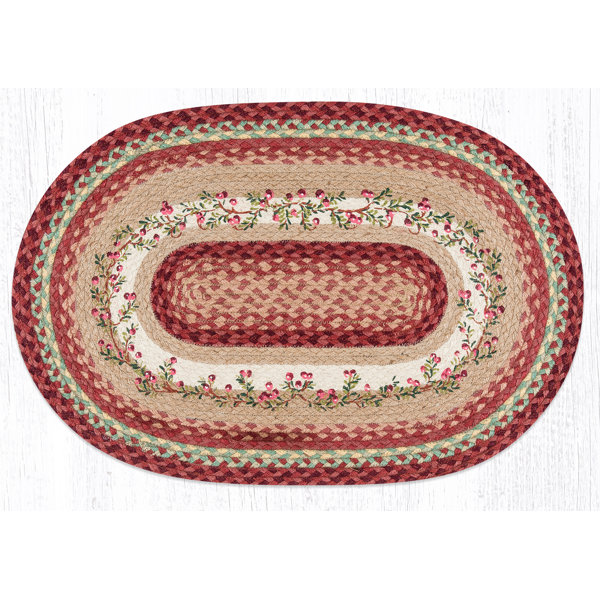 Earth Rugs Cranberries Printed Area Rug & Reviews | Wayfair