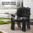 2 Stackable Dining Chairs With Cushion