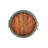 Kaycee Wooden Round Serving Tray-turquoise-1042095501
