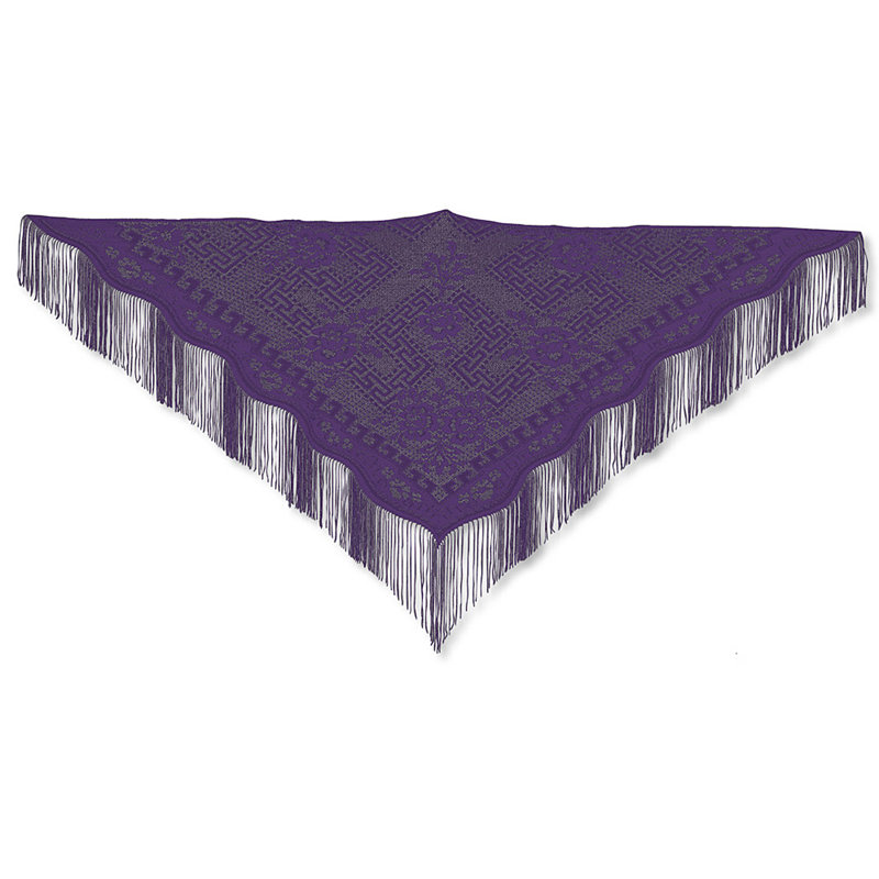 Dynasty No Pattern Apron Sets, Purple
