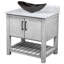 Ensemble de meuble-lavabo simple 36 po avec plateau en marbre-83626865
