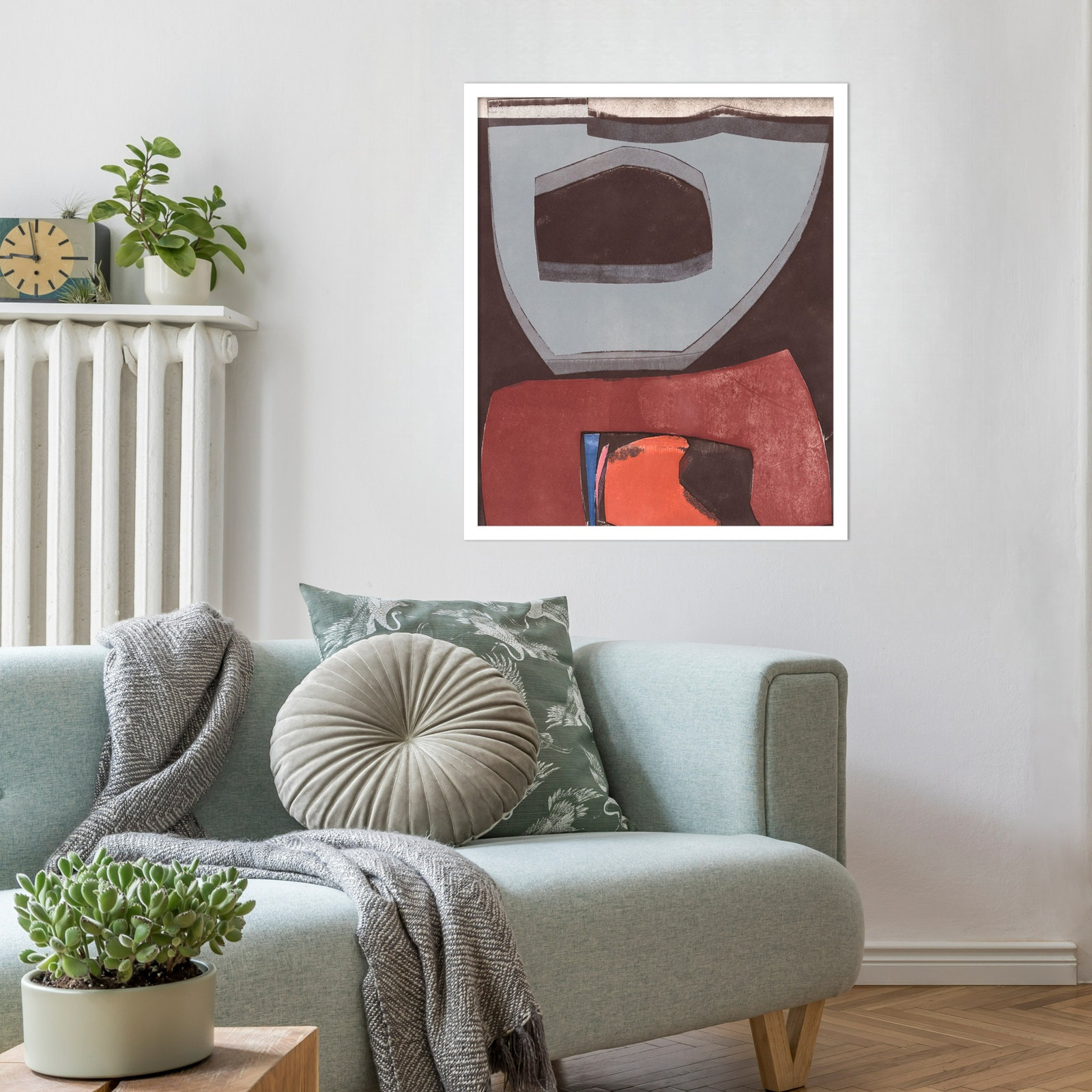 Solano "Istanbul 12" Print by Rob Delamater, 25" H x 21" W, White