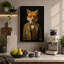 Dapper Fox Portrait Eclectic - Print-136727446-136727450