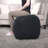 Microfiber Upholstered Square Pouf Ottoman