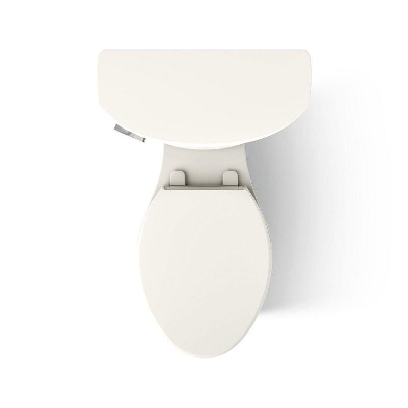 Cimarron 1.28 GPF Water Efficient Elongated Two-Piece Toilet (Seat Not Included), Left-Hand, Biscuit