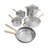 ZLINE 10-Piece Non-Toxic Stainless Steel Cookware Set (CWSETL-ST-10)