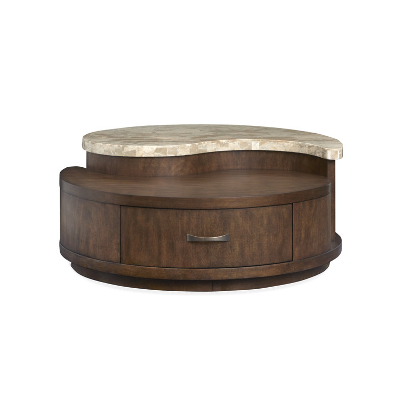 Valentin Round Cocktail Table With Casters