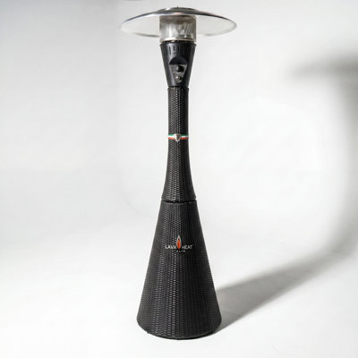 Lava Heat Italia Palermo Rattan Patio Heater - Natural Rattan, Liquid Propane