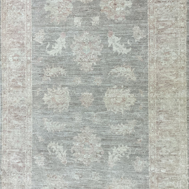  Handmade Oushak Wool Rug