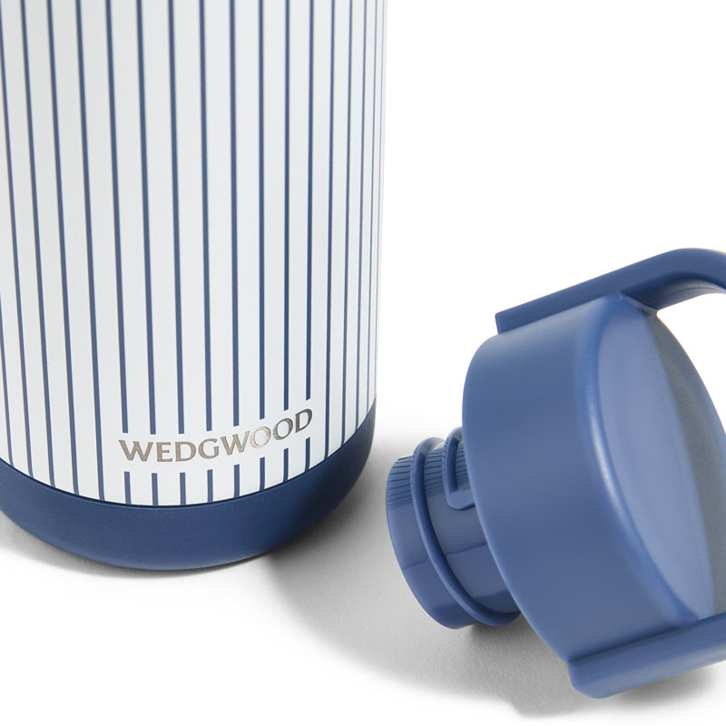 Gio Pinstripe Flask 18/10 Stainless Steel 316 Travel Mug