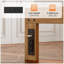 Cadre de lit plateforme grand en bois - Cadre de lit grand en bois massif de 12 pouces avec support de lattes, aucun sommier requis, assemblage facile - pin rustique