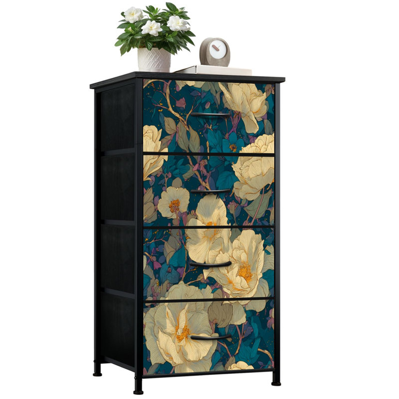Commode de rangement verticale 4 tiroirs
