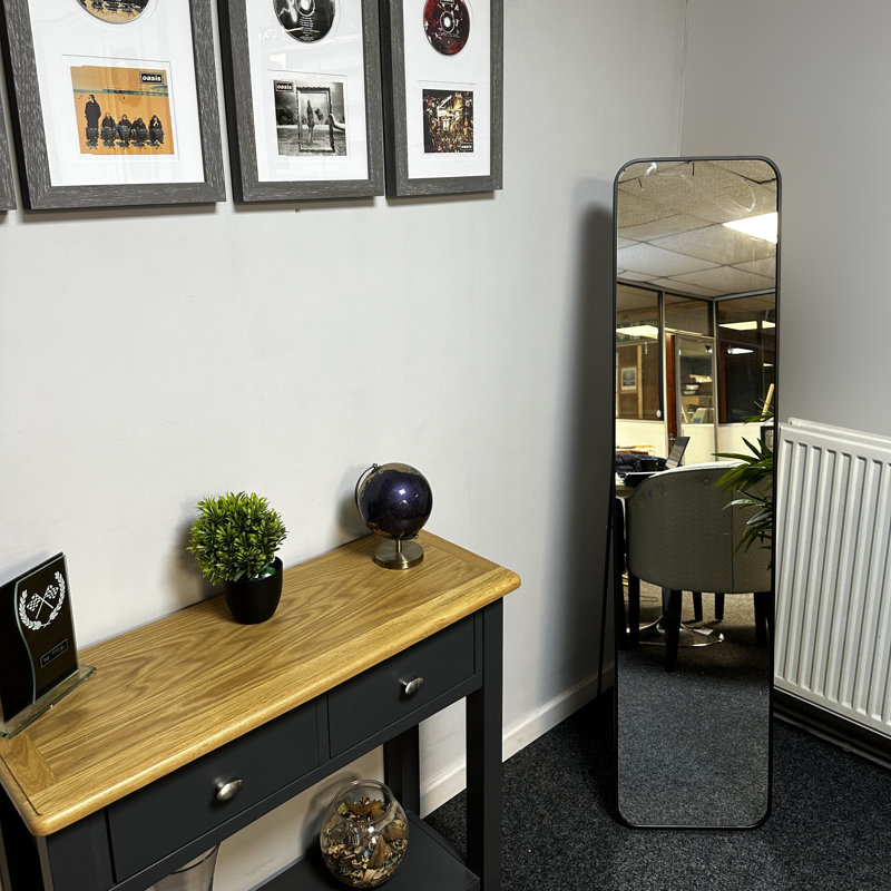 Allen Metal Free Standing  Mirror,