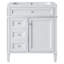 Ensemble de meuble-lavabo à une cuve moderne avec tiroirs et armoire à miroir Modern-2132059573