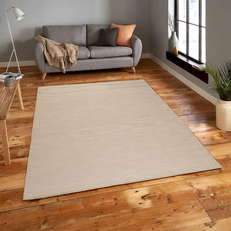 Tapis intérieur / extérieur naturel 6 pi 7 po x 9 po Calyspo, 7' x 9'