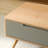 Solid Beech Wood Coffee Table with 4 Drawers