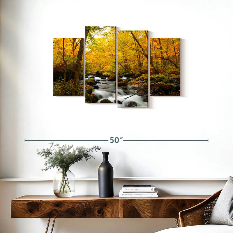 Alvord Oirase River Autumn, H 22 po x l 36 po