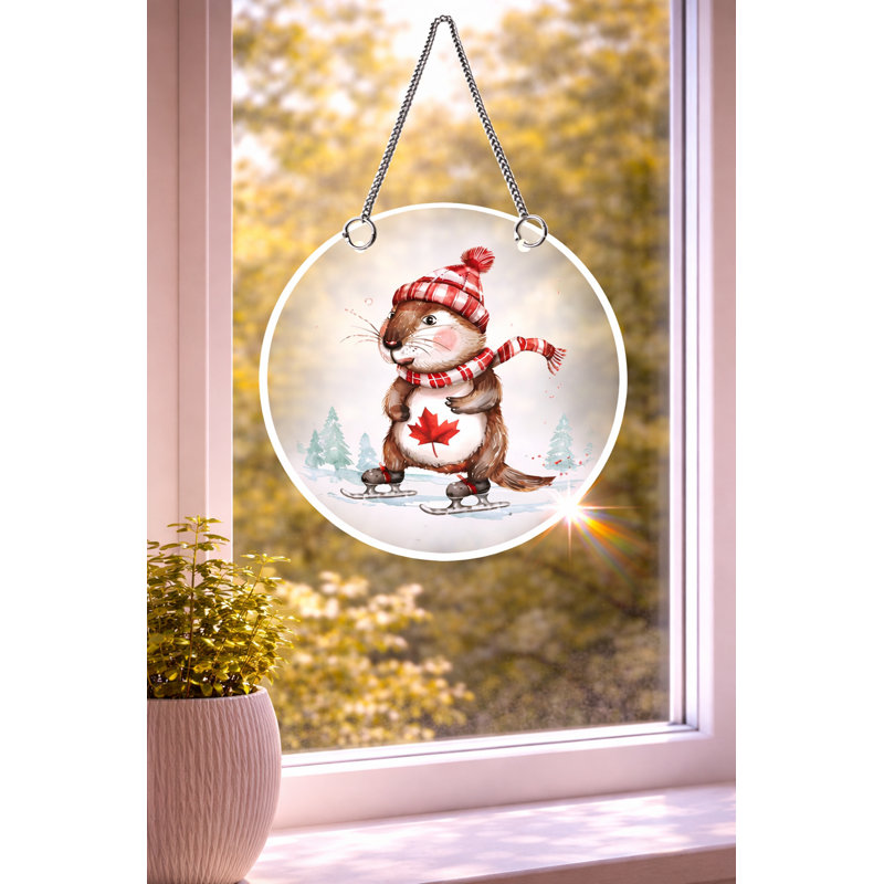 Beaver Window Decor - 4"