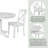 4 - Person Pedestal Dining Set