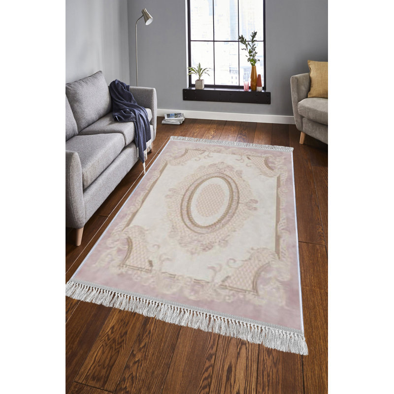 Luxurious Velvet Area Rug (4.6 x 7.2 ft), 100% Antibacterial Fabric, Non-Slip Cotton Backing, Pile Height: 0.4 in | Machine Washable, 3D Digital Print Design | Perfect for Living Room & Bedroom Decor, Soft & Durable
