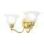 Éclairage de salle de bain à intensité variable 2 lumières Becky-22240820
