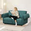 Canapé modulaire avec repose-pieds-7116779