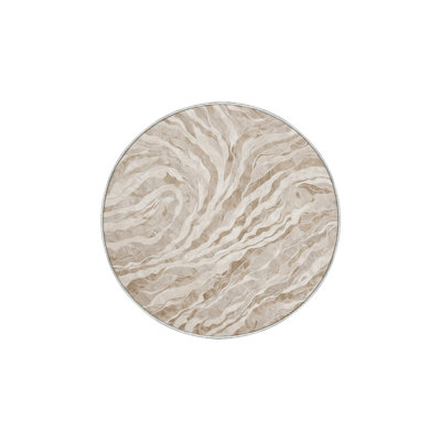 Silky Soft Plush Beige Area Rug