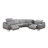 Kawamura 5 - Piece Genuine Cowhide Leather Power Reclining Living Room Sectional Sofa Set