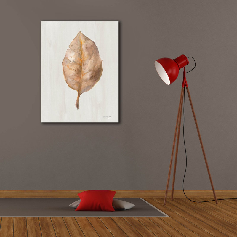 «Fallen Leaf 2 Texture» par Danhui Nai, art mural sur toile, H 34 po x l 26 po