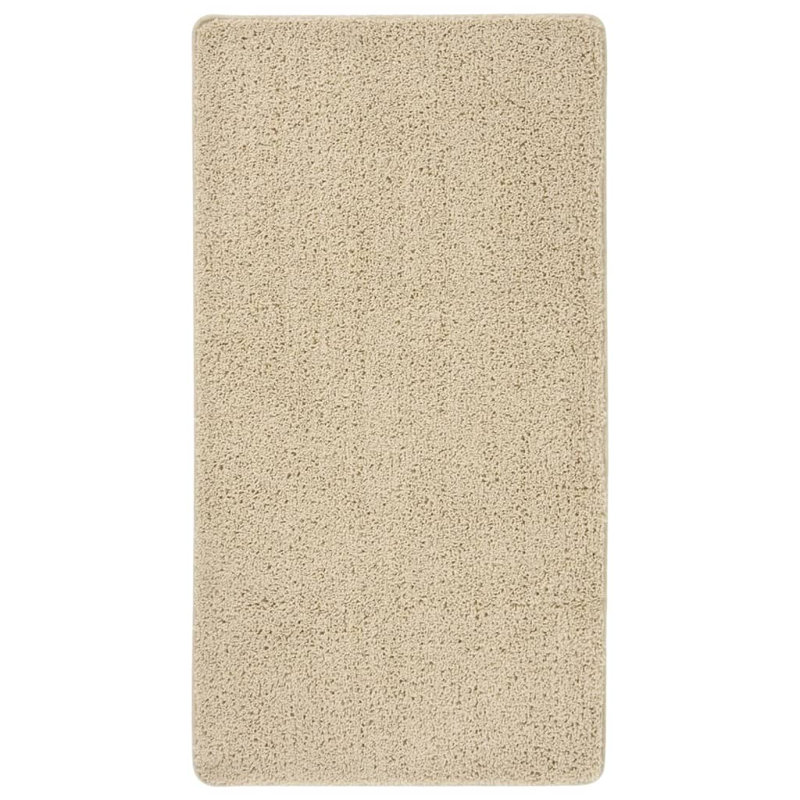 Adelean Solid Colour Shag Area Rug, Rectangle 80 x 150cm