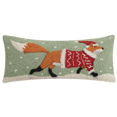 Christmas Animal Print Throw Pillow