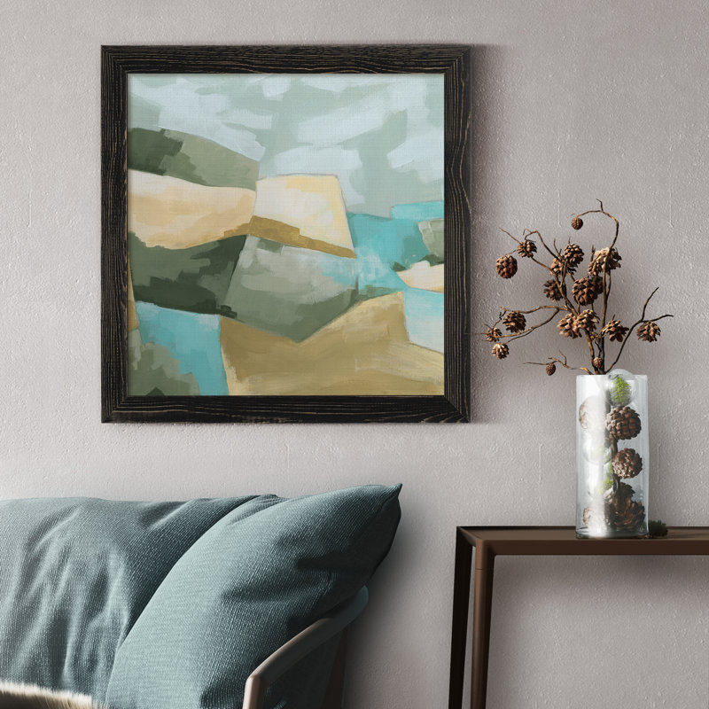 "Optical Fields I", reproduction d’art sur toile encadrée, H 31,5 po x l 31,5 po x P 1,5 po, Cadre noir