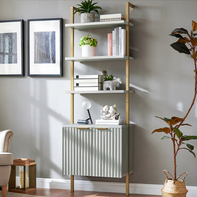 Nicolee Ladder Storage Bookcase