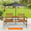 Banc Tete a Tete Amberli Backyard