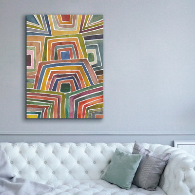 "Epic Graffiti", "Stripes 2" par Cheryl Warrick, art mural sur toile