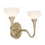 Florena 2-Light Bathroom Vanity Light in Noble Brass by Breegan Jane-1913181999
