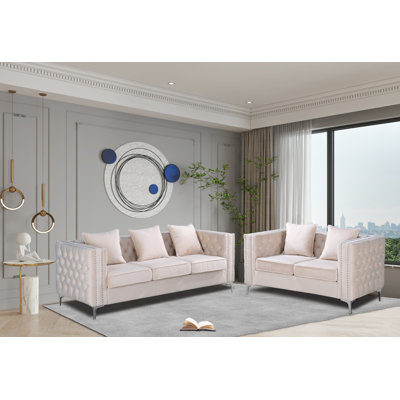 Getman 2 - Piece Living Room Set by House of Hampton