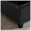 Grand repose-pieds carré en similicuir avec rangement | Table basse pour le salon et la chambre à coucher-97389459