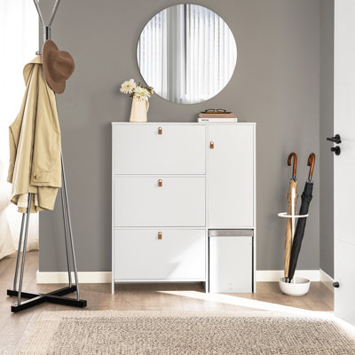 18 Pair Shoe Storage Cabinet