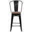 Tabouret de salle à manger en métal Margherite-460918466-466744681